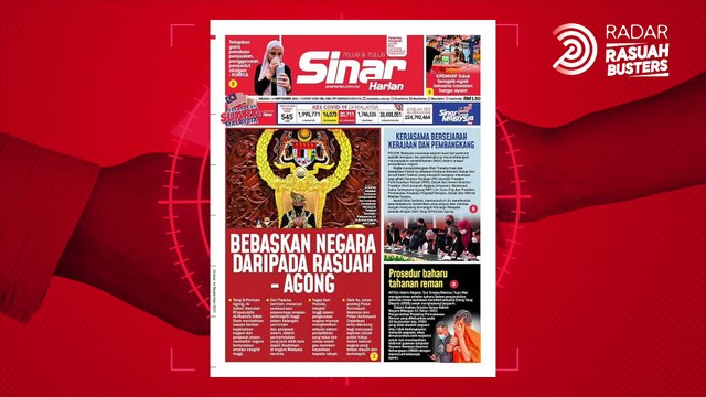 Bebaskan negara daripada rasuah - Agong