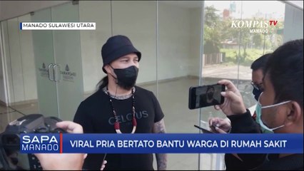 Viral Pria Bertato Bantu Warga Di Rumah Sakit