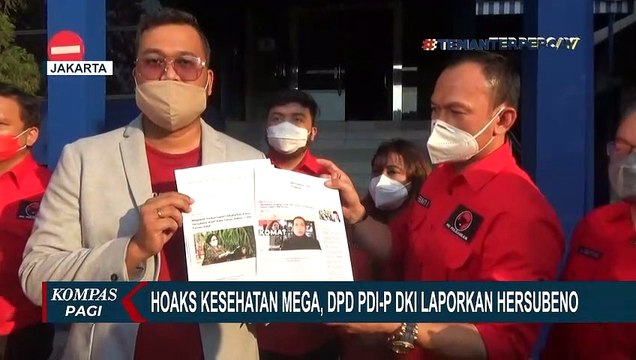DPD PDI Perjuangan Laporkan Hersubeno Arief atas Penyebaran Hoaks Soal Megawati Koma