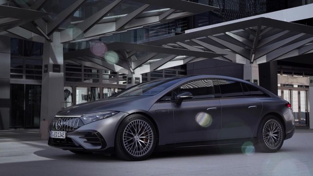 Der neue Mercedes-AMG EQS 53 4MATIC+ - Exterieur-Design mit charakteristischen AMG Elementen