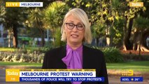 Thousands of police will try to stop Melbourne anti-lockdown protests _ 9 News Australia