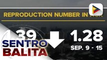 OCTA Research group:  Reproduction number ng COVID-19 sa NCR, bumaba; one-week growth rate, bumaba rin