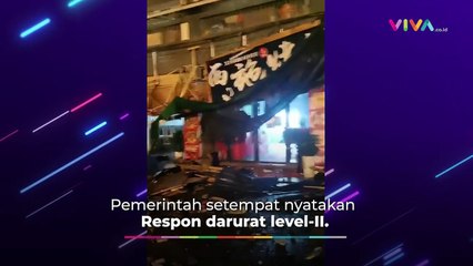 Gempa Bumi Mematikan China! Rumah Warga Rontok dan Retak