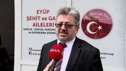 Eyüpsultan'da Şehit ve Gazi Aileleri Derneği'nin tabelası çalındı