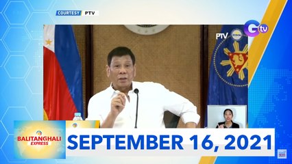 Balitanghali Express: September 16, 2021 [HD]