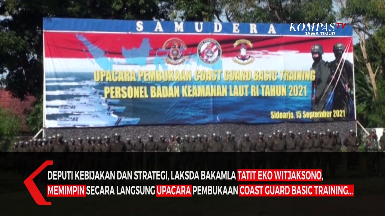 Latihan Dasar Militer Anggota Baru Bakamla RI