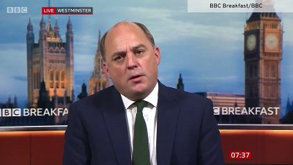 Defence Secretary Ben Wallace says there is a need to ‘prepare’ as the UK, US and Australia launch security pact to counter China