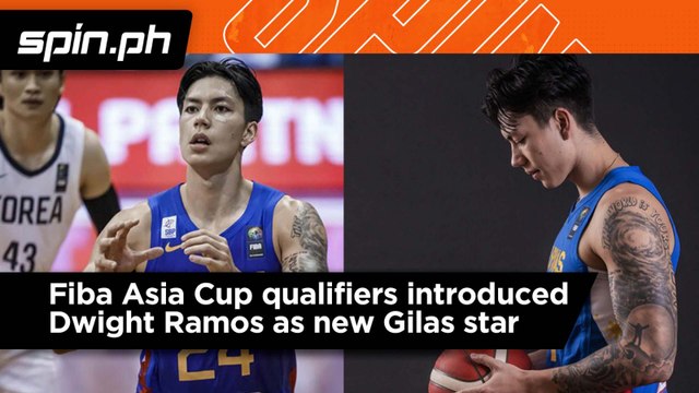 Fiba Asia Cup qualifiers introduced Dwight Ramos as new Gilas star