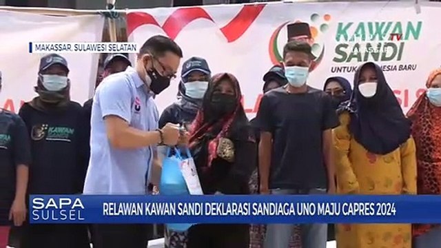 Relawan Kawan Sandi Deklarasi Sandiaga Uno Maju Capres 2024