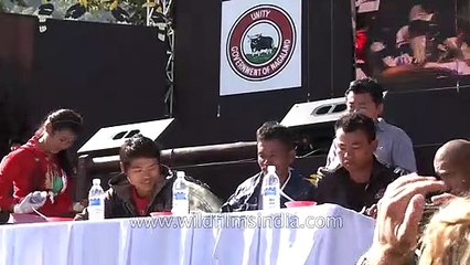 World's hottest chilly eating competition!