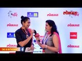 Marathi Singer नेहा राजपाल interview at  Sur Jyotsna Musical Awards 2019 | Lokmat