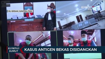 Lima Terdakwa Kasus Antigen Bekas Hadiri Persidangan