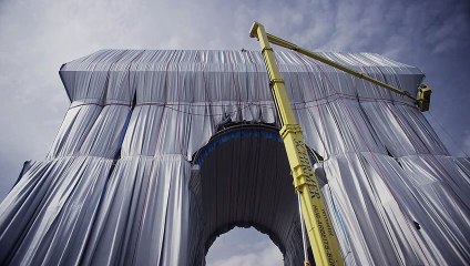 Christo y Jeanne-Claude empaquetan el Arco del Triunfo de París