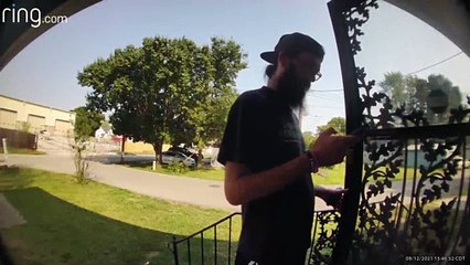 Dog Launches Man Into the Air With Extendable Lead