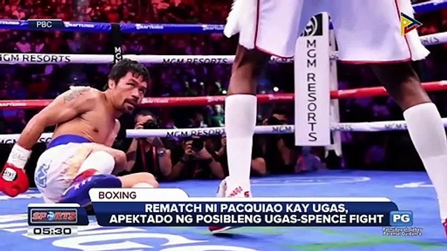 Rematch ni Pacquiao kay Ugas, apektado ng posibleng Ugas-Spence fight