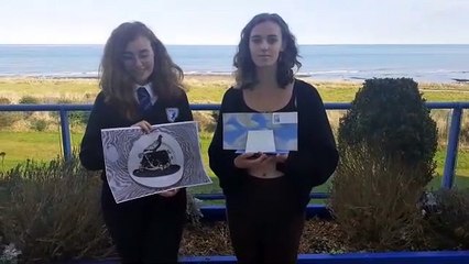 Whitburn sisters’ artwork goes on display at grocers to the Queen