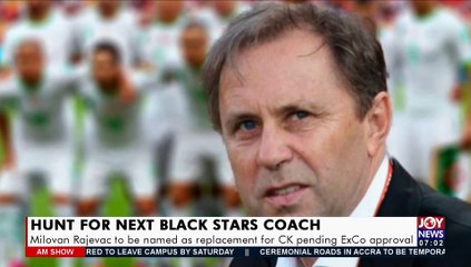 Black Stars Coach: Milovan Rajevac to be named as replacement for CK pending ExCo approval (16-9-21)