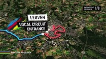 Así será el recorrido de la prueba masculina del Mundial de Ciclismo en ruta 2021 en Flandes