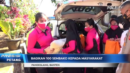 Peringati Hari Kesatuan Gerak Bhayangkari ke-69, Bhayangkari Daerah Banten Melaksanakan Bakti Sosial