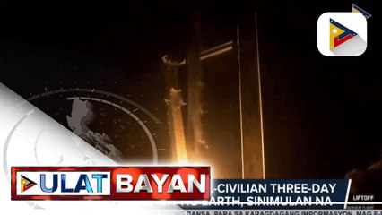 Descargar video: ULAT ABROAD: Kauna-unahang all-civilian three-day tour sa orbit ng Earth, sinimulan na; Nat’l Charro Day, ipinagdiwang sa Mexico sa kabila ng pandemic; Babae, gumamit ng sagwan para itaboy ang buwaya sa ilog sa Florida