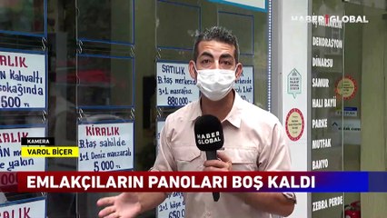 Emlakçıların panoları boş kaldı! Parası olana da kiralık ev yok