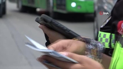 Bursa'da 313 motosiklet sürücüsü kask konusunda bilgilendirildi