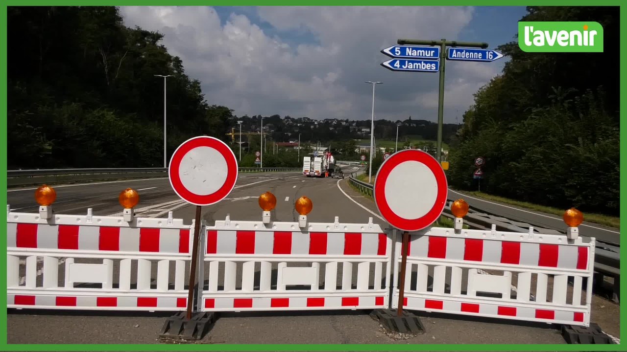 Fin des travaux sur la bretelle d'accès "Loyers" de l'E411 à Jambes (Namur)