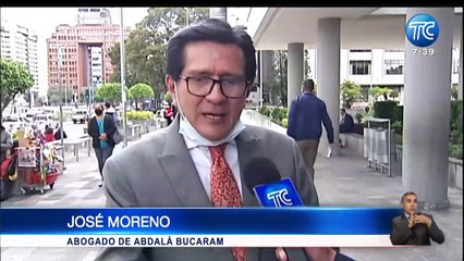 Fiscalía presentó dictamen acusatorio contra expresidente Bucaram
