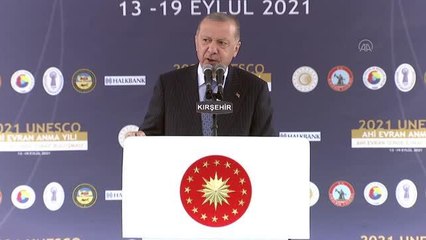 Cumhurbaşkanı Erdoğan: "Ahiliğin düsturlarını her çağda ve şartta geçerli kılan, onun özü ve fıtratıyla insanı merkeze almasıdır"