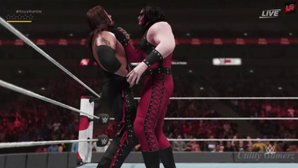 WWE 2K19 | Kane vs Kevin Nash | Falls Count Anywhere Match | WWE Royal Rumble | Full Match