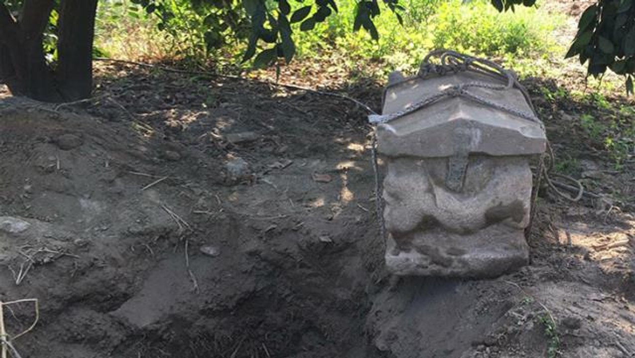 Roma döneminden lahiti 750 bin dolara satmak isterken yakayı ele verdiler