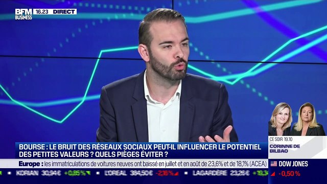 Johann Schneider (Monconseilboursier.fr) : Le bruit des réseaux sociaux peut-il influencer le potentiel des petites valeurs en Bourse ? Quels pièges éviter ? - 16/09