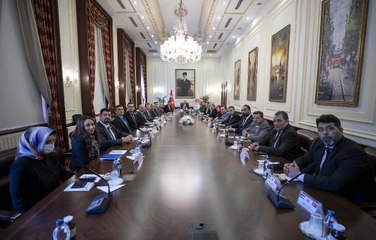 Adalet Bakanı Gül, Filistin Barosu heyetini kabul etti