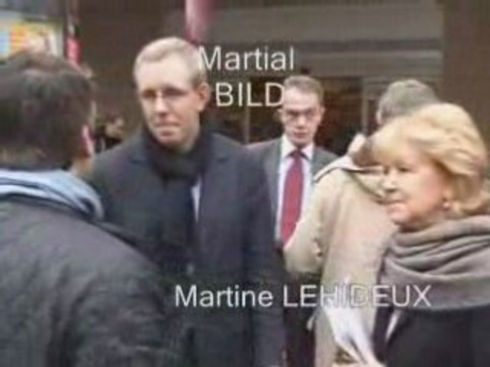 FN - Martine Lehideux et Martial Bild dans Paris 16ème