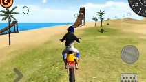 Motocross Beach Jumping  3D Game - Android &iOS Gameplay