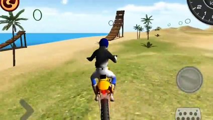 Motocross Beach Jumping  3D Game - Android &iOS Gameplay