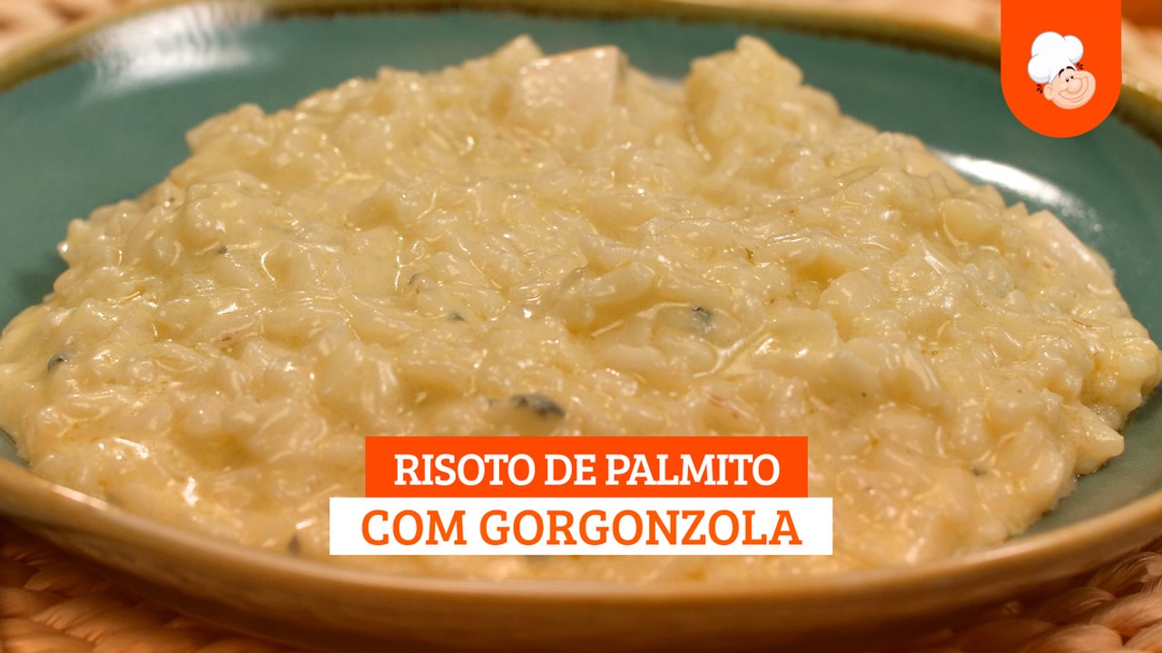 Risoto de Palmito com Gorgonzola