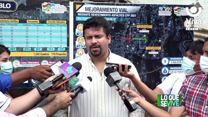 Managua: avanza en un 68% el Programa Calles para el Pueblo
