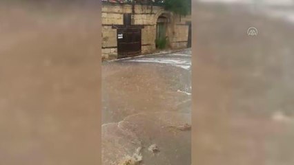 Dolu, sebze ve meyve bahçelerine zarar verdi