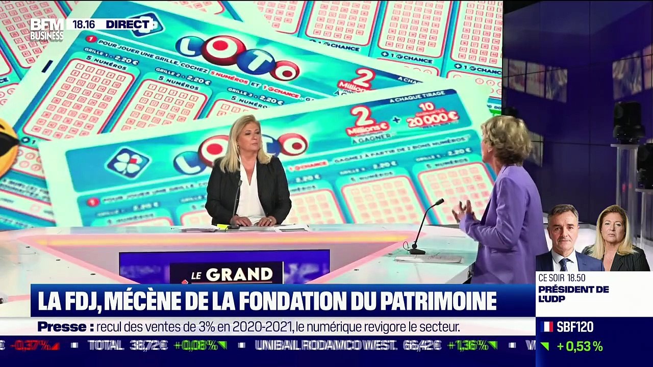Stéphane Pallez (La Française des Jeux) : La FDJ, mécène de la fondation du patrimoine - 16/09