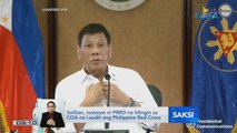 SolGen, inatasan ni PRRD na hilingin sa COA na i-audit ang Philippine Red Cross | Saksi