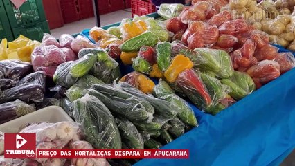 Mais caro: preço das hortaliças dispara em Apucarana; veja
