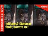 नाशिकमध्ये बिबट्याला जेरबंद करण्यात यश | Leopard Rescue in Nashik city | Lokmat News