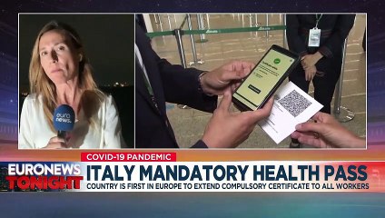 Italy first in Europe to require all employees to have COVID health pass