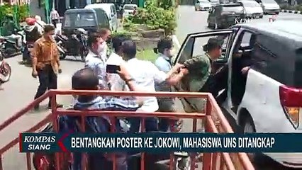 10 Mahasiswa UNS Ditangkap Akibat Bentangkan Poster Kritik ke Jokowi