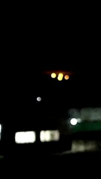 Luzes misteriosas registradas no céu em Rio Negrinho