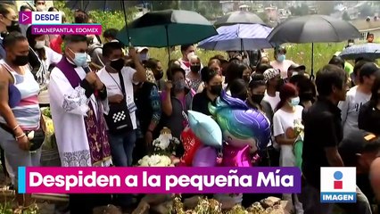 Sepultan a la pequeña Mía, menor localizada en escombros del Chiquihuite