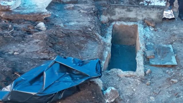 Yol kazısı sırasında çalışan işçiler, 2 bin yıllık mezar buldu! Bölgeye giriş çıkışlar yasaklandı