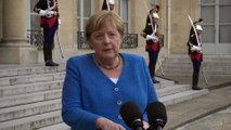 A última visita a Paris da chanceler Merkel