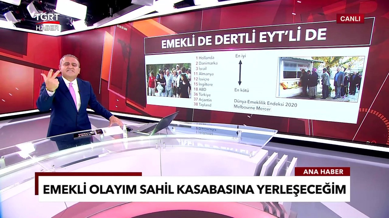 En iyi emekliliği hangi ülkenin vatandaşları yaşıyor? | Ekrem Açıkel ile TGRT Ana Haber